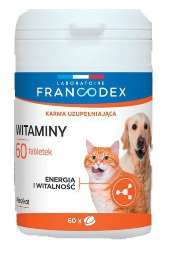 Francodex Witaminy dla psów i kotów 60 tabl