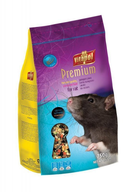 VITAPOL PREMIUM pokarm dla Szczura 750g