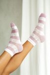 Skarpety Milena 0989-003 Ażur Paski 37-41
