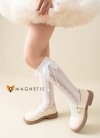 Podkolaówki Magnetis Kids BB2025 651 Kokardka