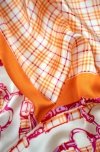 Apaszka Satin Plaid Chain Art Of Polo 20960