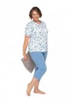 Piżama Martel Maria I 200 kr/r 3XL-4XL damska rozpinana