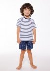 Piżama Cornette Young Boy 802/111 kr/r Marine 134-164