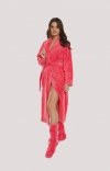 Szlafrok De Lafense 548 Melanie 3XL-4XL długi damski
