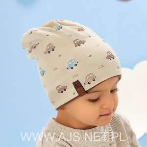 Czapka AJS 50-076 dwustronna dziecięca