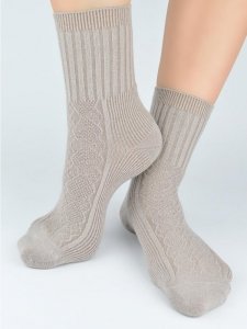 Skarpety Noviti SB142 Wełna Żakard 36-42