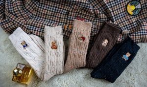 Skarpety Magnetis YN5042 Miś melange