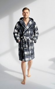 Szlafrok De Lafense 034 Kocyk M-2XL męski