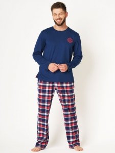 Piżama Key MNS 613 B24 Flanela M-2XL męska