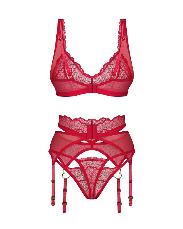 Komplet Obsessive Cupide Desir Set 3 S-3XL