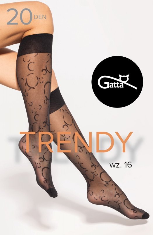 Podkolanówki Gatta Trendy wz.16 20 den