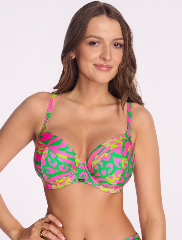 Biustonosz kąpielowy full cup Ava SK 246 Neon Safari