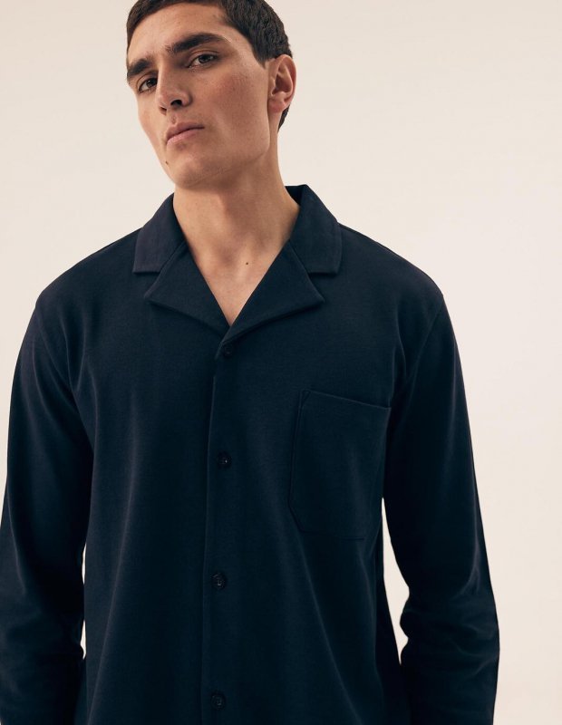 Piżama Henderson 43036 Mos dł/r M-3XL rozpinana