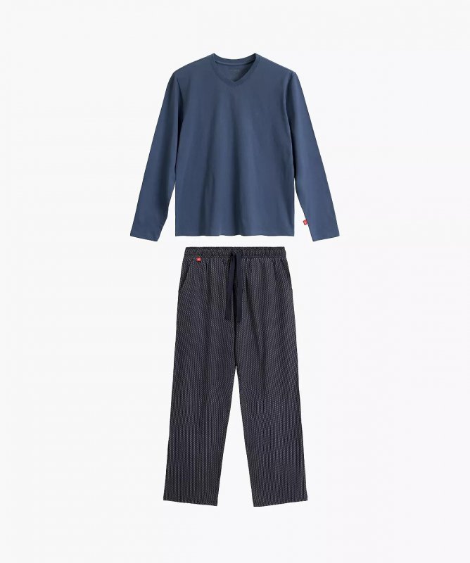 Piżama Atlantic NMP-389 dł/r S-2XL męska