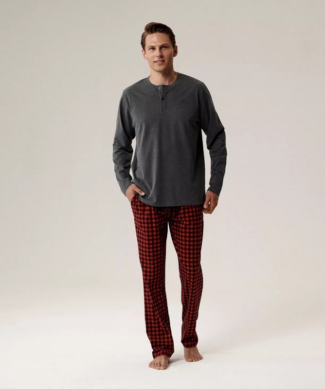 Piżama Atlantic NMP-394 dł/r S-2XL