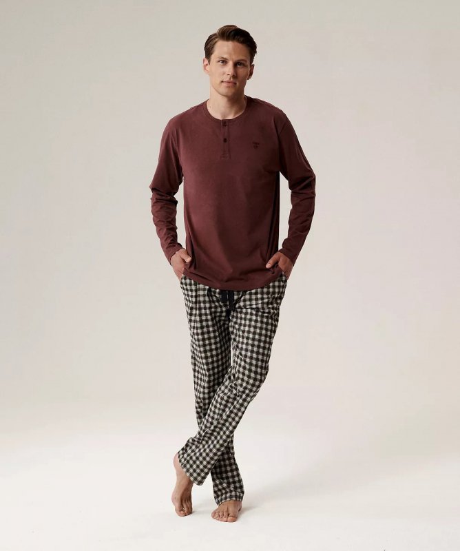 Piżama Atlantic NMP-394 dł/r S-2XL