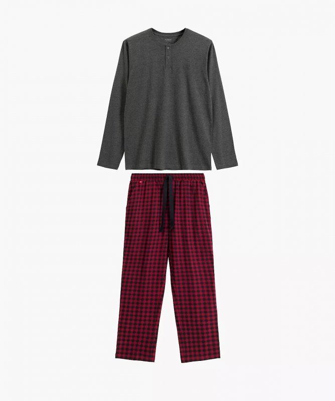 Piżama Atlantic NMP-394 dł/r S-2XL