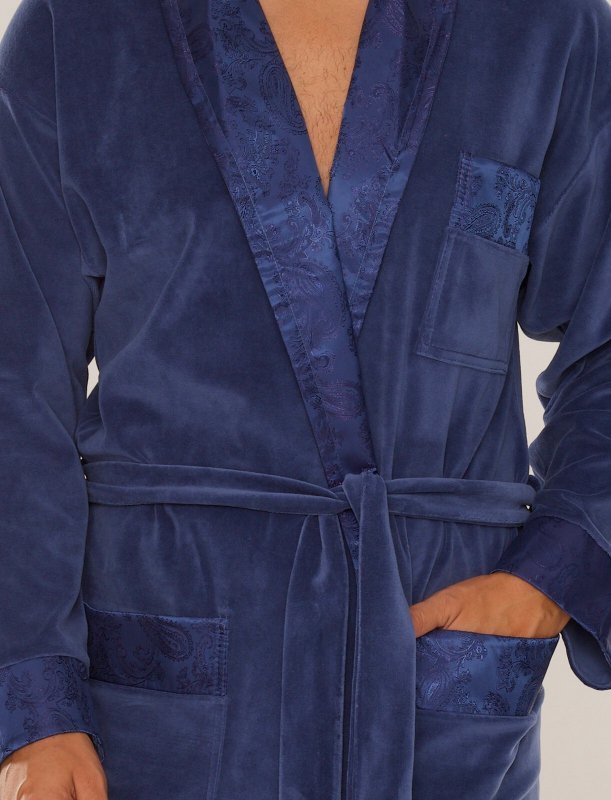 Szlafrok De Lafense 868 Noble M-2XL męski