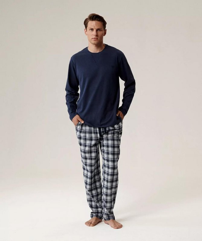 Piżama Atlantic NMP-393 dł/r S-2XL męska