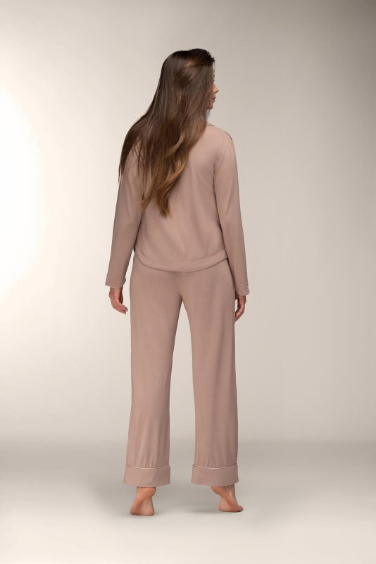 Piżama Mademoiselle Sommeil CC0153 Mocca Ease dł/r S-XL rozpinana