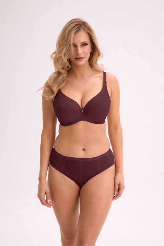 Biustonosz semi soft Gaia BS 1058 Sonia Wino