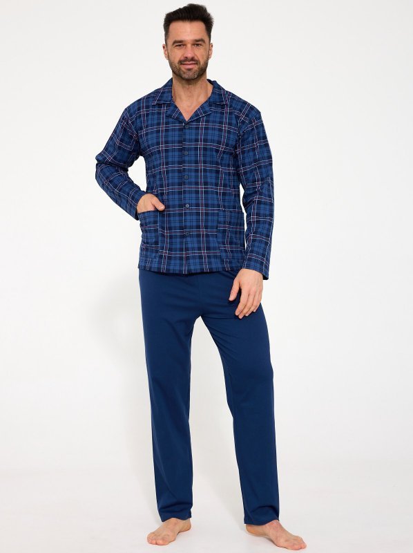 Piżama Cornette 114/84 dł/r S-2XL rozpinana