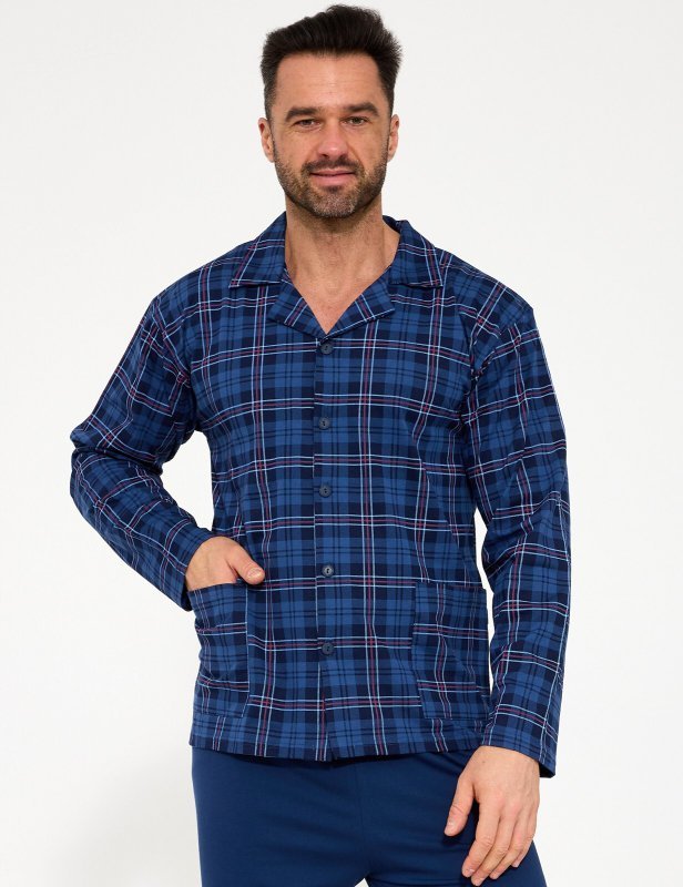 Piżama Cornette 114/84 dł/r S-2XL rozpinana