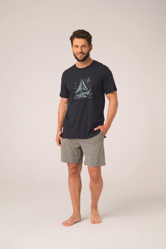 Piżama Key MNS 731 A26 kr/r M-2XL męska