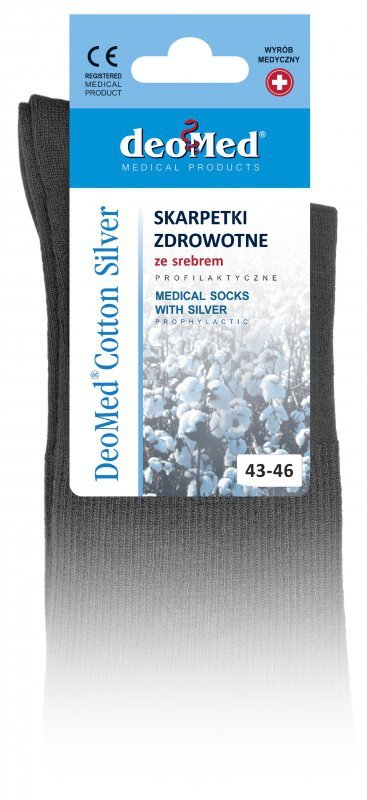 Skarpety JJW Deo Med Cotton Silver 35-46