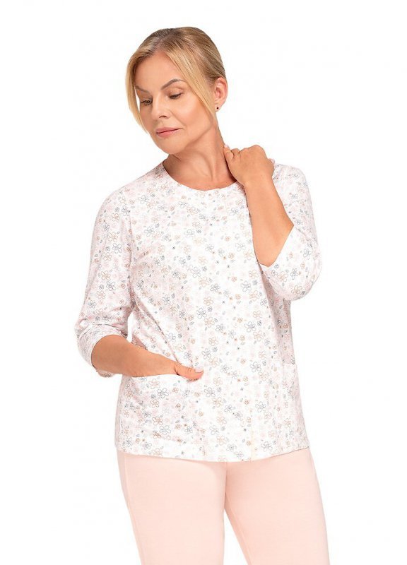 Piżama Martel Maria II 201 3/4 3XL-4XL damska rozpinana