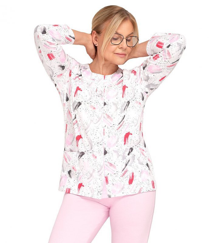 Piżama Martel Maria III 202 dł/r M-2XL damska rozpinana