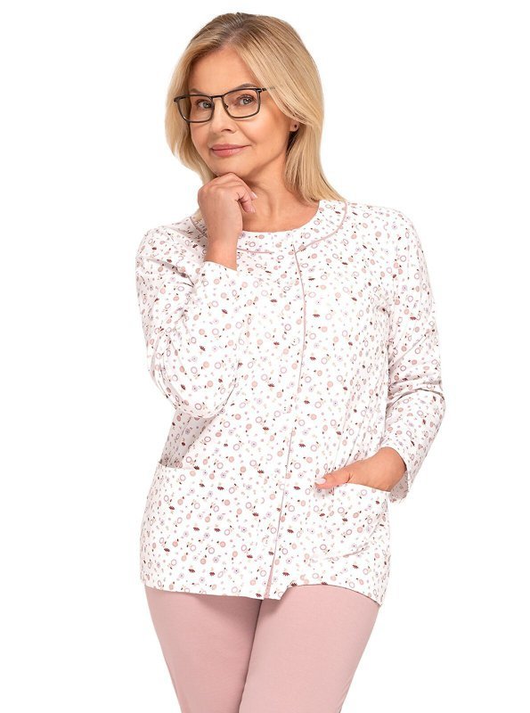 Piżama Martel Maria III 202 dł/r 3XL-4XL damska rozpinana