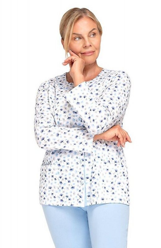 Piżama Martel Maria III 202 dł/r 3XL-4XL damska rozpinana