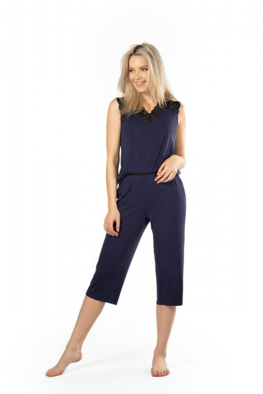 Spodnie piżamowe Mefemi Mix&Match Margot 3/4 S-2XL damskie