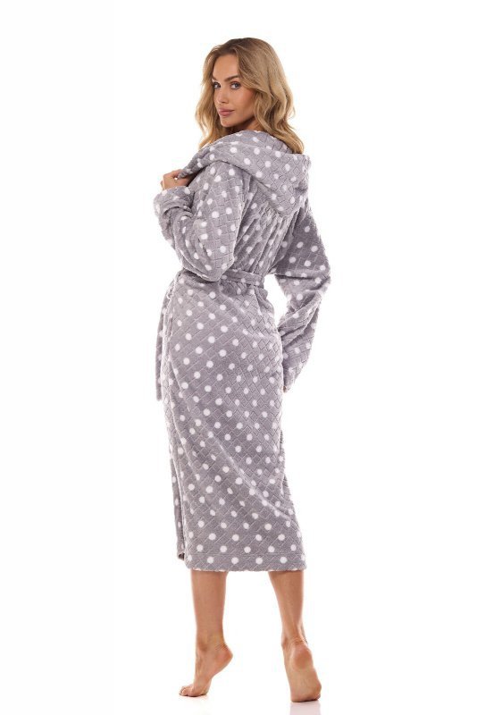 Szlafrok L&L 2406 Dots Long S-2XL damski
