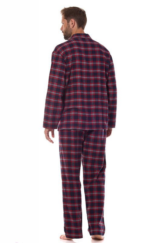 Piżama L&L 2471 Ben dł/r M-3XL męska rozpinana