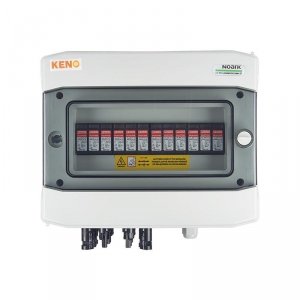 Rozdzielnica przyłączeniowa DC z ogranicznikiem przepięć 1000V typu 1+2, 4x łańcuch PV, 4x MPPT