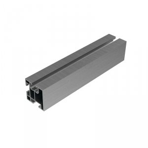 Profil aluminiowy 222 cm z dwoma kanałami na śrubę teową