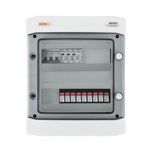 Rozdzielnica przyłączeniowa DC+AC z ogranicznikiem przepięć 1000V typu 1+2, 3x łańcuch PV, 3x MPPT // ogr. AC typ 1+2, 63A 3-F