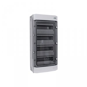 Obudowa instalacyjna natynkowa, plastikowa, IP65, 4 rząd, 12 modułów, 1500V DC