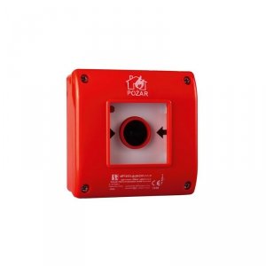 P.POŻ Przycisk nt samozwalniający OP1, 1NO+1NC z młotkiem