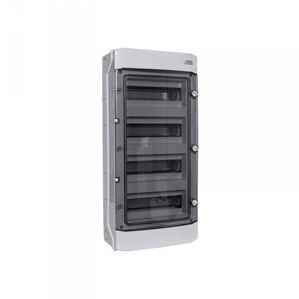 Obudowa instalacyjna natynkowa, plastikowa, IP65, 4 rząd, 12 modułów, 1500V DC