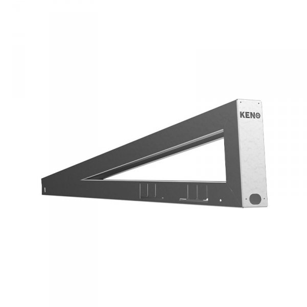 Trójkąt stalowy KENO MAX, kąt nachylenia 15 stopni
