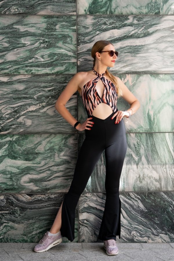 Kombinezon Aliento - tygrys + czarny