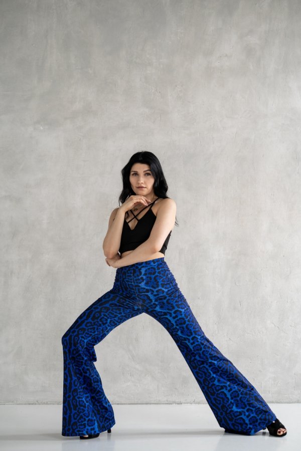 Spodnie Insomnio granatowa pantera