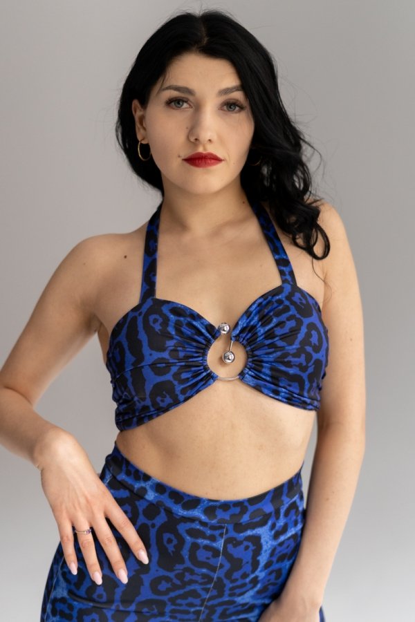 Top Deseo granatowa pantera