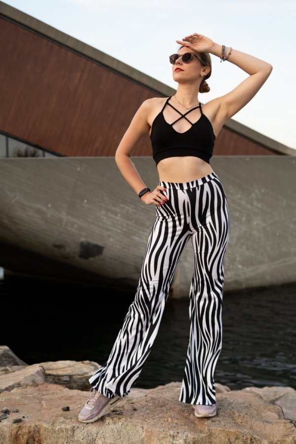 Spodnie Insomnio zebra