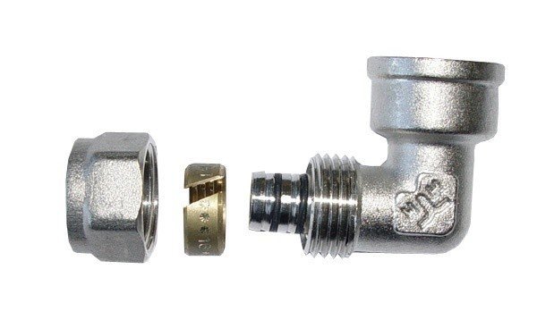 Kolano skręcane 90 20x1/2 PEX-GW