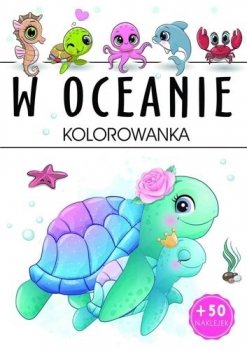 W oceanie. Kolorowanka