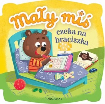 Mały miś czeka na braciszka. Wykrojnik